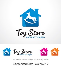 Toy Store Logo Template Design Vector, Emblem, Design Concept, Creative Symbol, Icon
