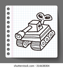 toy tank doodle