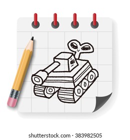 toy tank doodle