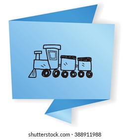 toy train doodle