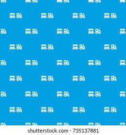 Toy train in simple style isolated on white background vector illustration