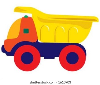 Toy Truck Stock Vector (Royalty Free) 1610903 | Shutterstock