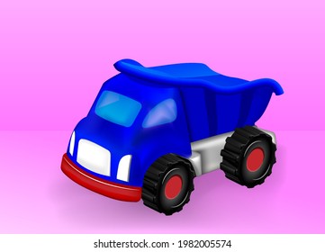 toy truck blue