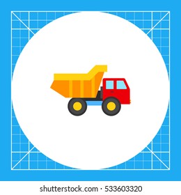 Toy Truck Vector Icon