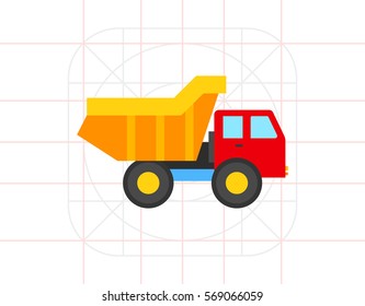 Icono de Vector de camión de juguete