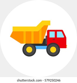 Toy Truck Vector Icon