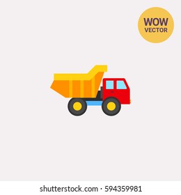 Toy Truck Vector Icon