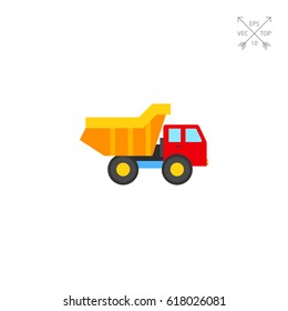 Toy Truck Vector Icon