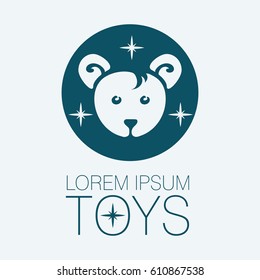 Toy vector logo bear