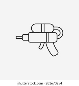 Toy Water Gun Icon