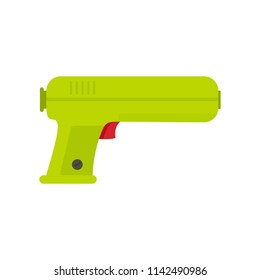 Toy Water Gun Icon. Flat Illustration Of Toy Water Gun Vector Icon For Web Isolated On White