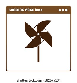 Toy Wind Mill , icon for the landing page