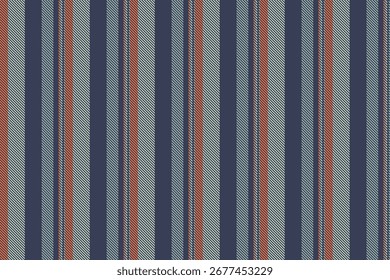 Líneas de Vertical textil total, tela sin costuras de patrón de red. Surve fondo de textura de Vector raya en azul y paleta de colores claros.