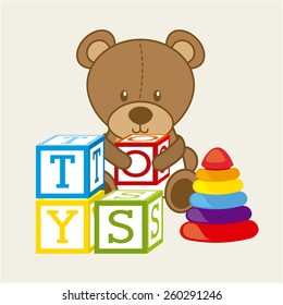 toys baby design, vector illustration eps10 graphic 