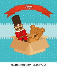 toys box design, vector illustration eps10 graphic 