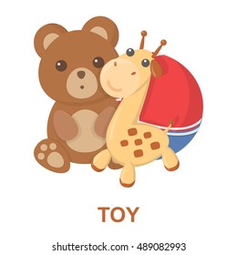 Toys cartoon icon. Illustration for web and mobile design.