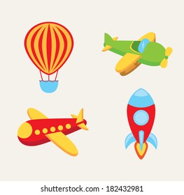 Toys  design over  background, vector illustration