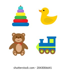 Toys design over beige background, vector illustration