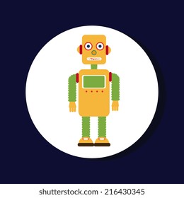 Toys design over blue background, vector illustration