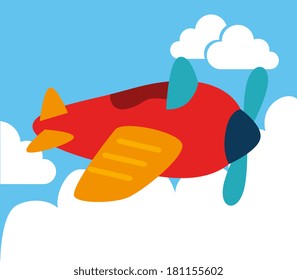 toys design  over sky background vector illustration