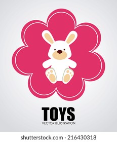 Toys design over white background, vector illustration