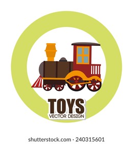 Toys design over white background, vector illustration.