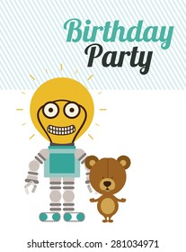 Toys design over white background, vector illustration
