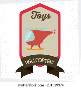 Toys design over white background, vector illustration