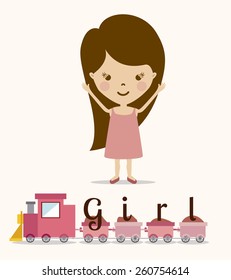 Toys design, vector illustration