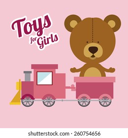 Toys design, vector illustration
