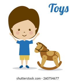 Toys design, vector illustration