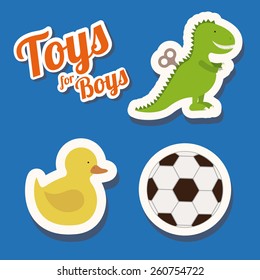 Toys design, vector illustration