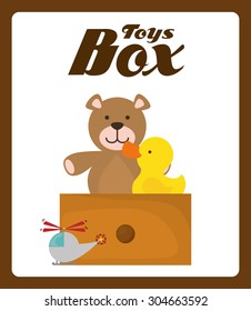 Toys  digital design, vector illustration 10 eps graphic