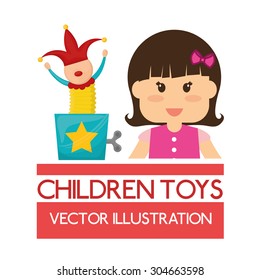 Toys  digital design, vector illustration 10 eps graphic