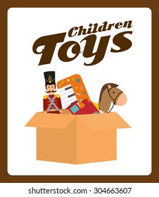 Toys  digital design, vector illustration 10 eps graphic