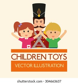 Toys  digital design, vector illustration 10 eps graphic