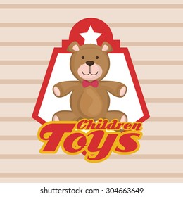 Toys  digital design, vector illustration 10 eps graphic
