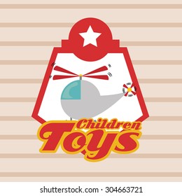 Toys  digital design, vector illustration 10 eps graphic