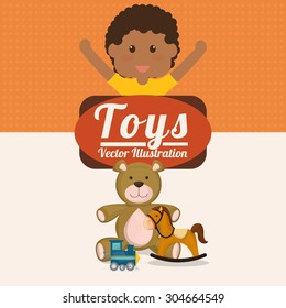 Toys  digital design, vector illustration 10 eps graphic