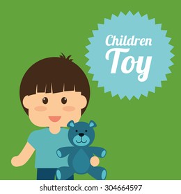 Toys  digital design, vector illustration 10 eps graphic