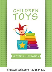 Toys  digital design, vector illustration 10 eps graphic