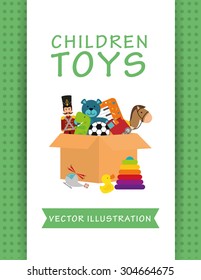 Toys  digital design, vector illustration 10 eps graphic