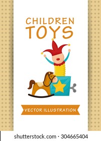 Toys  digital design, vector illustration 10 eps graphic