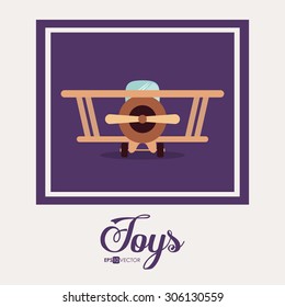 Toys digital design, vector illustration eps 10