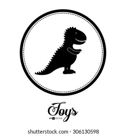 Toys digital design, vector illustration eps 10