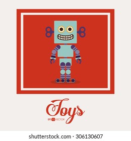 Toys digital design, vector illustration eps 10