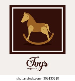 Toys digital design, vector illustration eps 10