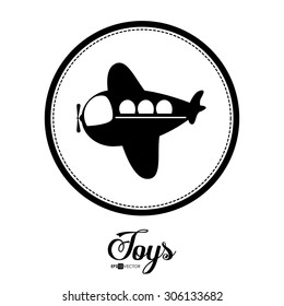 Toys digital design, vector illustration eps 10