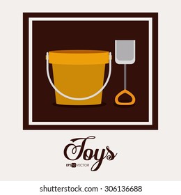 Toys digital design, vector illustration eps 10