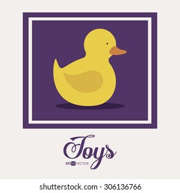 Toys digital design, vector illustration eps 10